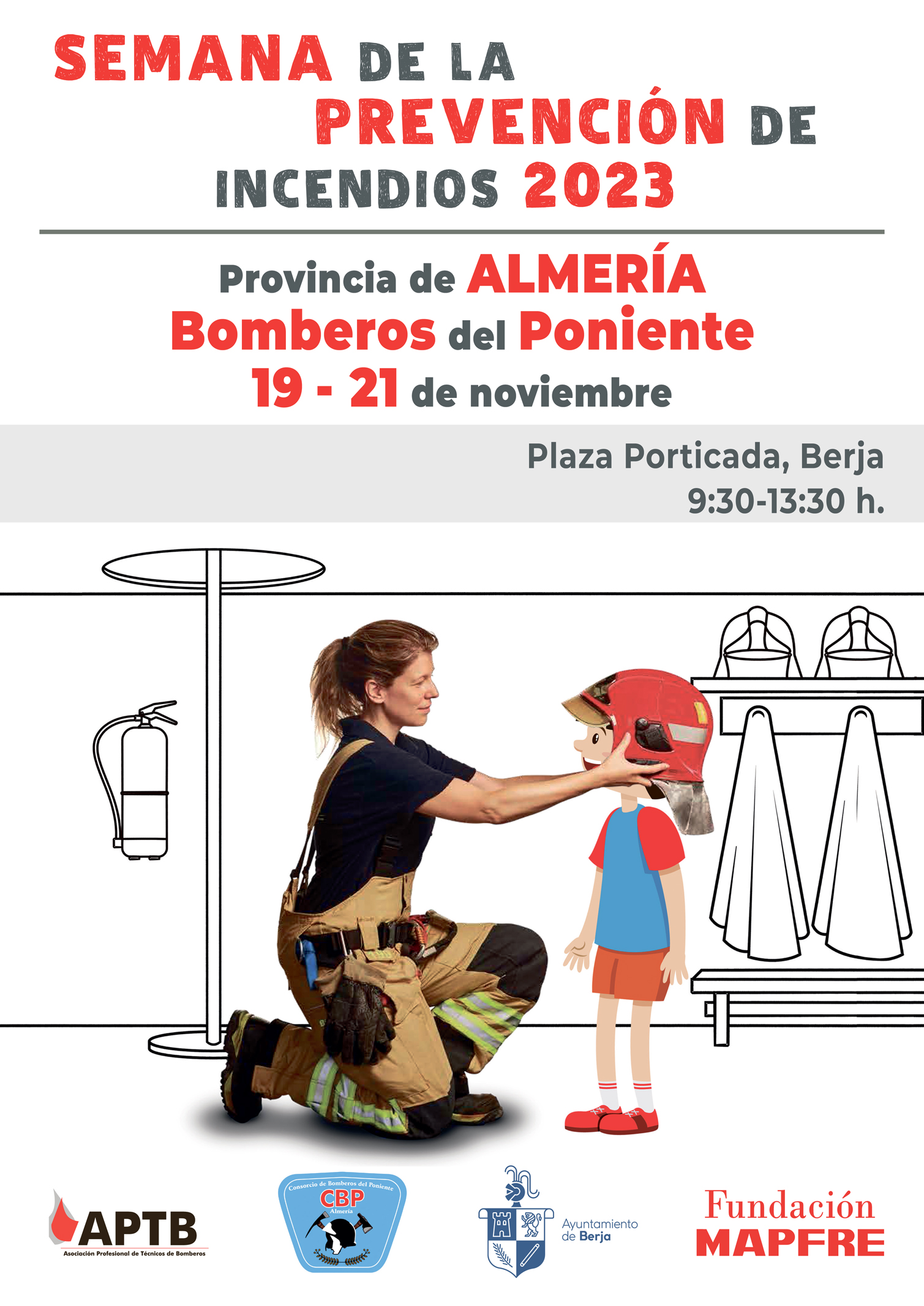 Berja acoge la Semana de la Prevención de Incendios del 19 al 21 de noviembre